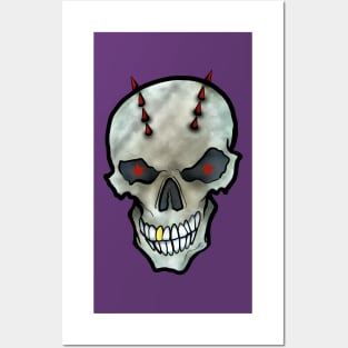 Rock Star Skull Posters and Art